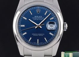 Rolex Datejust 36 116200 (2011) - Blauw wijzerplaat 36mm Staal