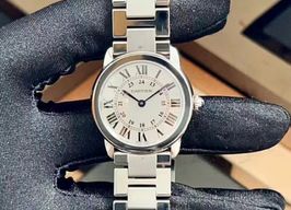 Cartier Ronde Solo de Cartier W6701004 (2024) - Zilver wijzerplaat 29mm Staal