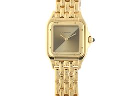 Cartier Panthère 4178 (Unknown (random serial)) - Yellow dial 30 mm Yellow Gold case