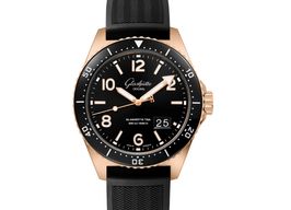 Glashütte Original SeaQ Panorama Date 1-36-13-03-90-33 (2023) - Black dial 43 mm Red Gold case