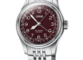 Oris Big Crown Pointer Date 01 754 7741 4068-07 8 20 22 (2026) - Rood wijzerplaat 40mm Staal