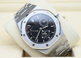 Audemars Piguet Royal Oak Dual Time 25730ST (1998) - Black dial 36 mm Steel case