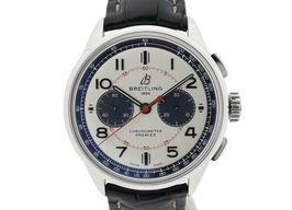 Breitling for Bentley AB0118A71G1P1 (2022) - Zilver wijzerplaat 42mm Staal