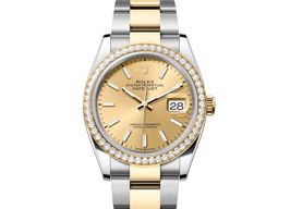 Rolex Datejust 36 126283RBR-0002 (2023) - Champagne dial 36 mm Steel case