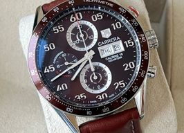 TAG Heuer Carrera Calibre 16 CV2A12 (2011) - Brown dial 43 mm Steel case