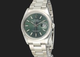 Rolex Datejust 36 126234 (2022) - Groen wijzerplaat 36mm Staal