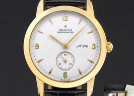 Zenith Chronomaster Original 30.3125.113 (1990) - Wit wijzerplaat 35mm Geelgoud