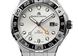 Maurice Lacroix Aikon AI6158-SS001-130-2 (2023) - Wit wijzerplaat 43mm Staal