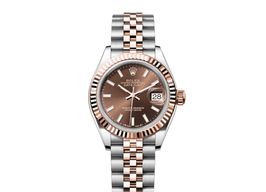 Rolex Lady-Datejust 279171 (2024) - Bruin wijzerplaat 28mm Staal