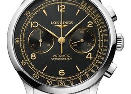 Longines Record L2.921.4.56.6 (2026) - Black dial 40 mm Steel case