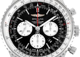Breitling Navitimer 01 AB012012/BB01 (2016) - Zwart wijzerplaat 43mm Staal