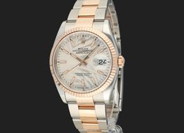 Rolex Datejust 36 126231 (2021) - Silver dial 36 mm Gold/Steel case
