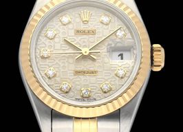 Rolex Lady-Datejust 69173 (1999) - Silver dial 26 mm Gold/Steel case