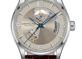Hamilton Jazzmaster Open Heart H32705521 (2026) - Zilver wijzerplaat 42mm Staal