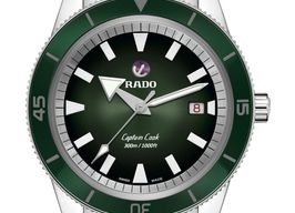 Rado HyperChrome Captain Cook R32105313 (2024) - Green dial 42 mm Steel case