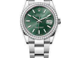 Rolex Datejust 36 126284RBR (2025) - Groen wijzerplaat 36mm Staal