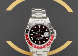 Rolex GMT-Master II 16710 (1997) - Zwart wijzerplaat 40mm Staal
