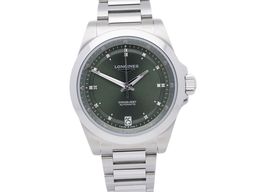 Longines Conquest L3.430.4.07.6 (2026) - Groen wijzerplaat 34mm Staal