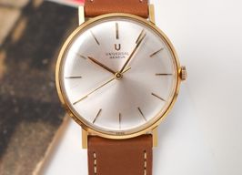 Universal Genève Vintage Unknown (1962) - Silver dial 33 mm Yellow Gold case