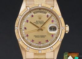 Rolex Day-Date 36 18308 (1991) - Champagne wijzerplaat 36mm Geelgoud