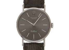 Rolex Cellini 3810 (1972) - Grey dial 24 mm White Gold case