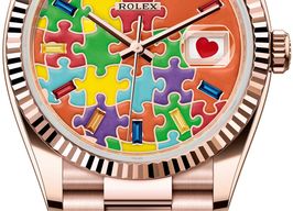 Rolex Day-Date 36 128235 (Unknown (random serial)) - 36 mm Rose Gold case