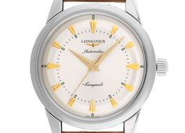 Longines Conquest Heritage L1.649.4.72.2 (2024) - Silver dial 38 mm Steel case