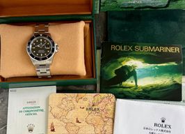 Rolex Submariner Date 16610 (1991) - Zwart wijzerplaat 40mm Staal