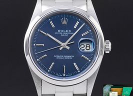 Rolex Oyster Perpetual Date 15200 (1993) - Blue dial 34 mm Steel case