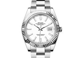 Rolex Datejust 41 126334 (2025) - Wit wijzerplaat 41mm Staal