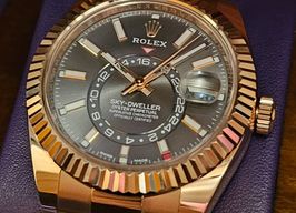 Rolex Sky-Dweller 326935 (2019) - Grey dial 42 mm Rose Gold case