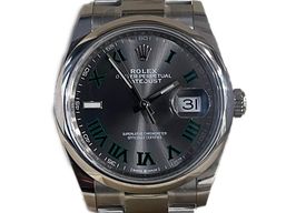 Rolex Datejust 36 126200 (2024) - Zwart wijzerplaat 36mm Staal