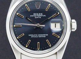 Rolex Oyster Perpetual Date 1500 (1970) - Blauw wijzerplaat 34mm Staal