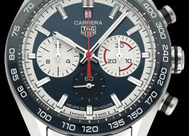 TAG Heuer Carrera Heuer-02T CBN2A1E.BA0643 (2021) - Blue dial 44 mm Steel case