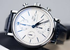 IWC Portofino Chronograph IW391037 (2026) - Zilver wijzerplaat 42mm Staal