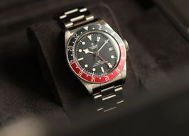 Tudor Black Bay GMT 79830RB (Onbekend (willekeurig serienummer)) - Zwart wijzerplaat 41mm Staal
