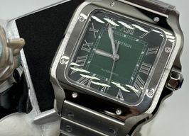 Cartier Santos WSSA0062 (2024) - Green dial 39 mm Steel case