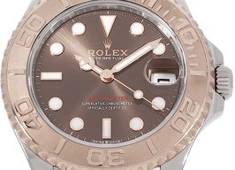 Rolex Yacht-Master 37 268621 (2023) - Brown dial 37 mm Gold/Steel case