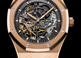 Audemars Piguet Royal Oak Double Balance Wheel Openworked 15407OR.OO.1220OR.01 (2022) - Transparent dial 41 mm Rose Gold case