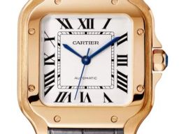 Cartier Santos WGSA0028 (2026) - Silver dial 35 mm Rose Gold case