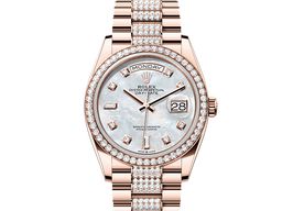 Rolex Day-Date 36 128345RBR (2025) - Parelmoer wijzerplaat 36mm Roségoud