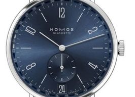 NOMOS Tangente 136.SB (2026) - Blauw wijzerplaat 38mm Staal