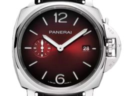 Panerai Luminor Due PAM01424 (2026) - Rood wijzerplaat 42mm Staal