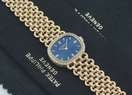 Patek Philippe Ellipse 4133 (1975) - Black dial 22 mm Yellow Gold case