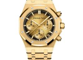 Audemars Piguet Royal Oak Chronograph 26240BA.OO.1320BA.02 (2024) - Champagne dial 41 mm Yellow Gold case