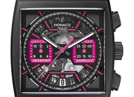 TAG Heuer Monaco CBL218B.FT6236 (2026) - Zwart wijzerplaat 39mm Titanium