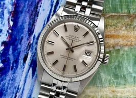 Rolex Datejust 1601 (1973) - Zilver wijzerplaat 36mm Staal