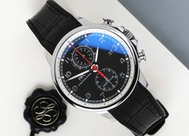 IWC Portuguese Yacht Club Chronograph IW390210 (2012) - Black dial 45 mm Steel case