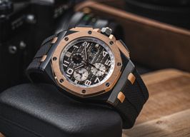 Audemars Piguet Royal Oak Offshore Chronograph 26405NR.OO.A002CA.01 (2021) - Groen wijzerplaat 44mm Keramiek