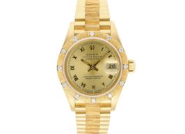 Rolex Lady-Datejust 69288 (1987) - Champagne dial 26 mm Yellow Gold case